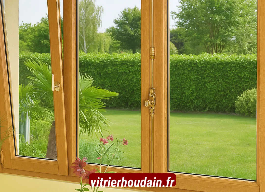 Installation de fenêtre en bois sur mesure Houdain