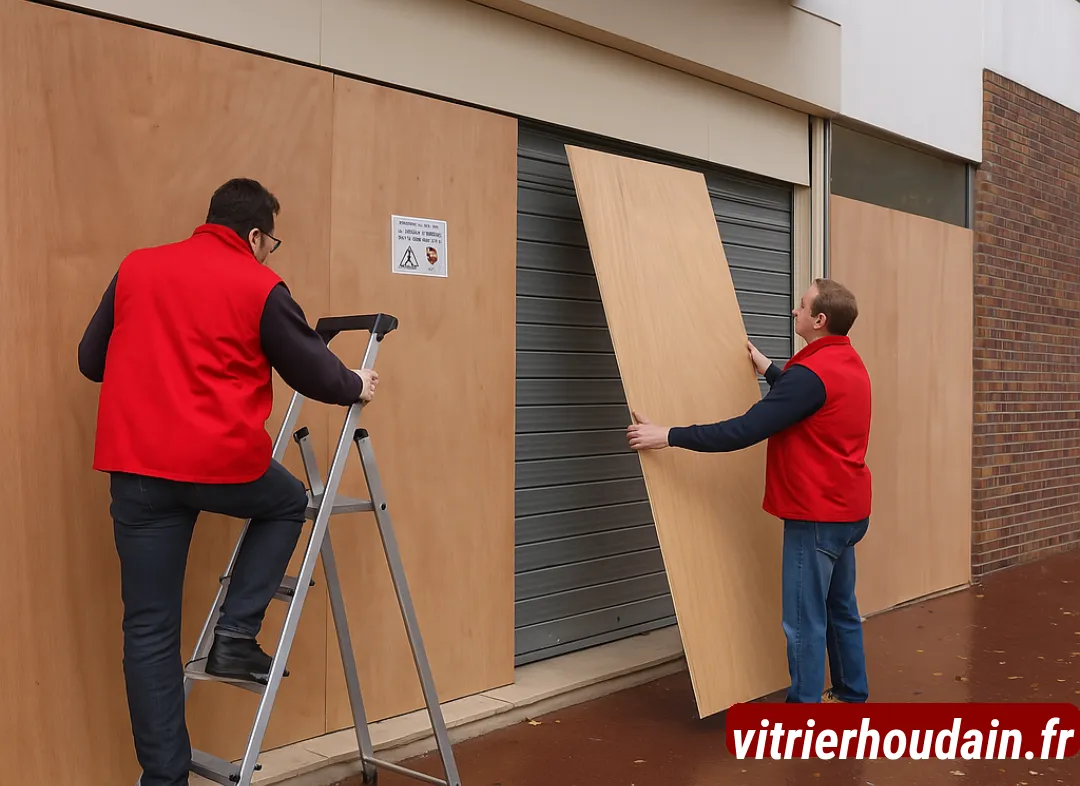 Mise en sécurité fermeture provisoire Houdain